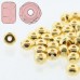 2x3mm Czech Faceted Micro Spacers - 24K Gold Plated - 6gm (approx 210 beads) 2x3mm Czech Faceted Micro Spacers - 24K Gold Plated - 6gm (approx 210 beads)