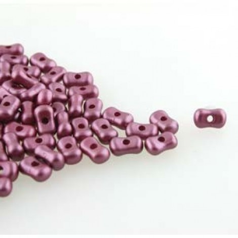 3.2x6.5mm Cz Farfalle Beads - Pastel Burgundy