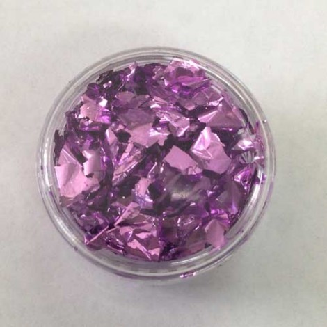 Fine Lilac Metallic Foil Flakes