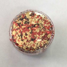 Fine Red-Gold Metallic Foil Flakes
