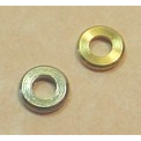 7mm Greek Nickel or Brass Metal Flat Washers w-2.5mm Hole