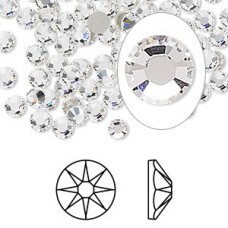 3.9mm SS16 Crystal Passions® Flat Back Crystals - Crystal