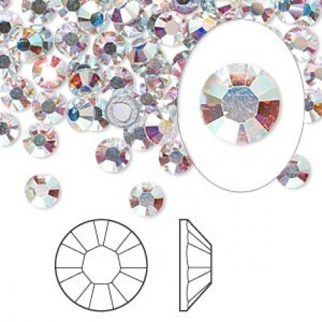 3.2mm (SS12) Swarovski Hotfix Crystals - Crystal AB