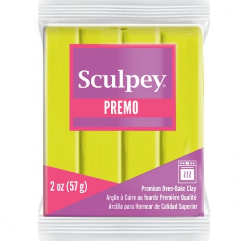 Premo Accents Polymer Clay - 57gm - Fluorescent Yellow