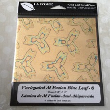 La D'ore Leaf Foil - Fusion Blue - 6 sheets