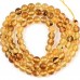 4-5mm Natural Amber Round Beads - Per 38cm strand (84-85pc)