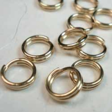 6.4mm OD Gold Filled 14kt Gold Filled Split Rings