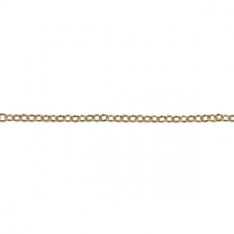 2mm 14Kt Flat Cable Gold Filled Chain