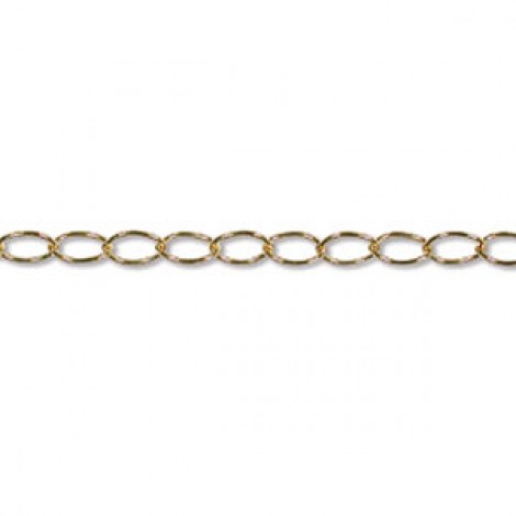 2.2x2.5mm 14Kt Gold-Filled Cable Chain
