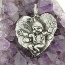 Green Girl Studios - 30mm Azalea Fairy Baby Pendant - Each