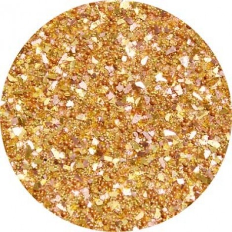 Art Institute Glass Glitter & Microbead Mix - Gold