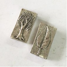 Green Girl Studios - 23x10mm Grow Strong Bead - Each