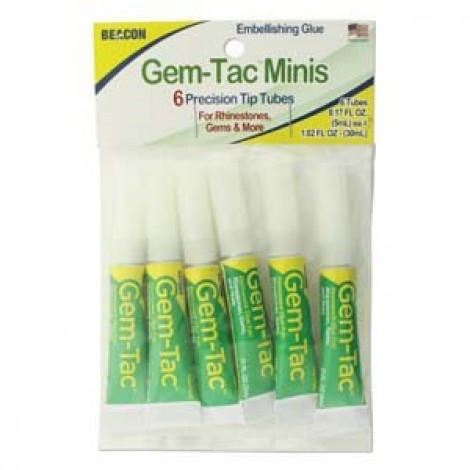 Gem-Tac Minis - 6 x .017 floz Tube Pack