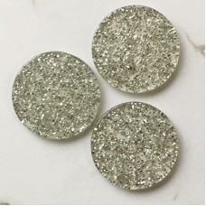 27x3mm Acrylic Earring Drop or Pendant with 2mm Hole - Silver Glitter