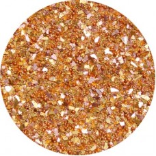 Art Institute Glass Glitter & Microbead Mix - Orange