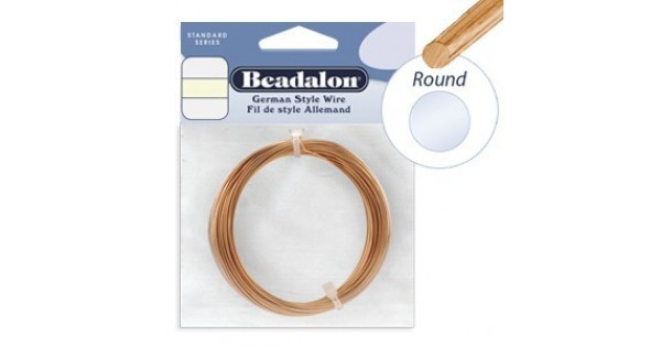 Fil De Cuivre Beadalon ColorCraft - 26 Ga, 34yd Burundi