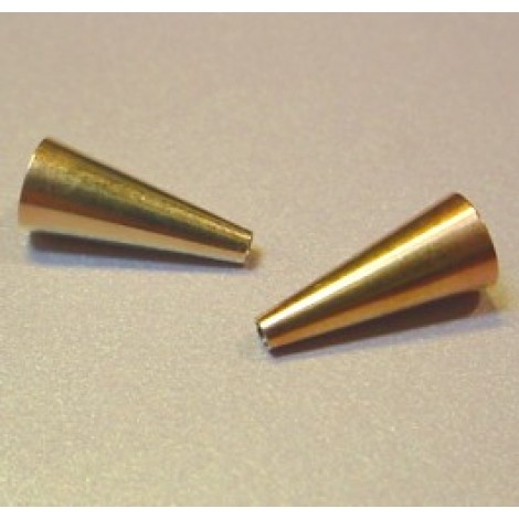 12.7mm x 5mm ID 12/20 Gold Filled Cones - per pr