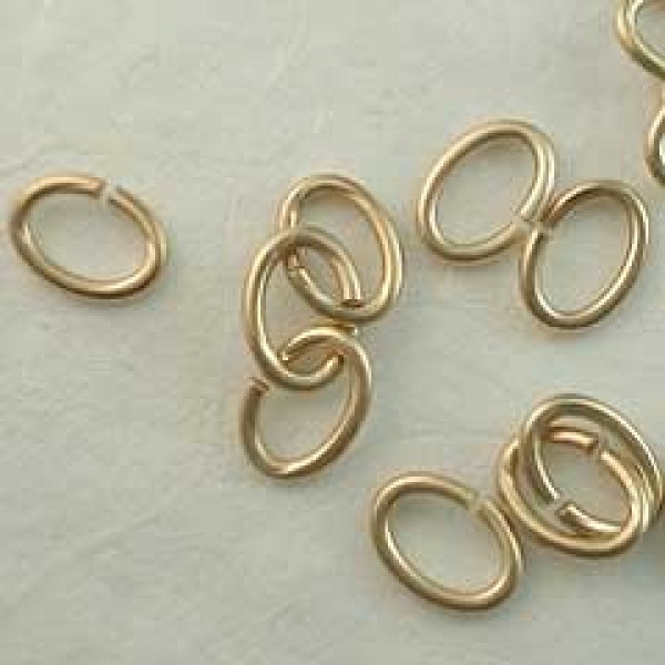 18ga 14kt Gold Filled Oval Open Jumprings Pack of