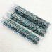 3mm Greek Metallized Handmade Rustic Ceramic Seed Beads - Green Patina Copper - 12gm vial