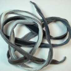 36" Hand Dyed Silk Ribbon - June Gloom
