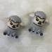 30x27mm Baby-Safe Teething Beads or Knitting Needle Protector Tips - Grey Lamb - Per pair 30x27mm Baby-Safe Teething Beads or Knitting Needle Protector Tips - Grey Lamb - Per pair