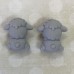 30x27mm Baby-Safe Teething Beads or Knitting Needle Protector Tips - Grey Lamb - Per pair 30x27mm Baby-Safe Teething Beads or Knitting Needle Protector Tips - Grey Lamb - Per pair