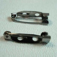 3/4" (20mm) Non-Locking Gunmetal Bar Pins - Pack of 12