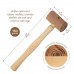 Rawhide Mallet with Wooden Handle - 1.5" (37.5mm) Diameter Head 