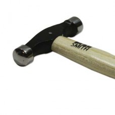 Beadsmith Mini Planishing Hammer - Flat/Domed - 9in (22.5cm) length