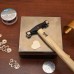 Beadsmith Mini Planishing Hammer - Flat/Domed - 9in (22.5cm) length