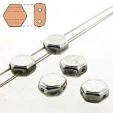 6mm Cz 2-Hl Honeycomb Beads - Cr Full Labrador - Pack of 30
