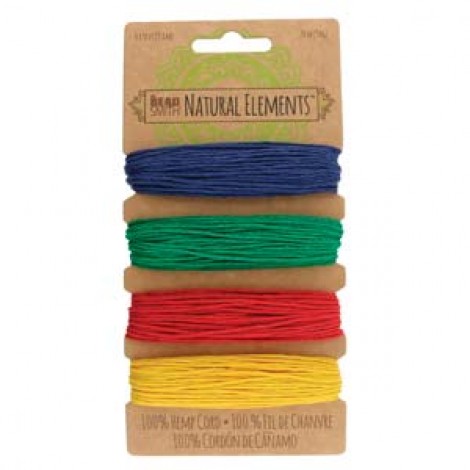 1mm (20lb) Beadsmith Hemp Cord - Topaz Shades x 4 (36 metres) 1mm (20lb) Beadsmith Hemp Cord - Topaz Shades x 4 (36 metres)