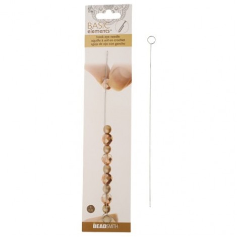 Beadsmith Basic Elements Hook Eye Needles - 17cm