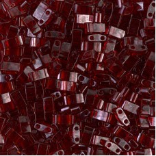Miyuki Half-Tila Beads - Garnet Gold Luster - 7.8gm