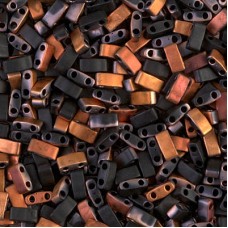 5x2.3mm Miyuki Half-Tila Beads - Sunset Matte - 7.8gm