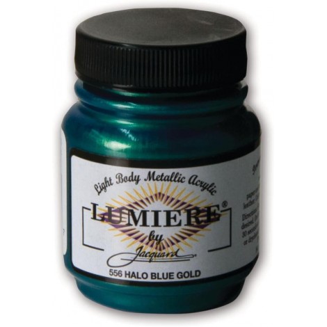 Lumiere Acrylic Metallic Paint - Halo Blue-Gold - 70ml