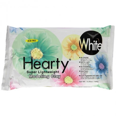 Hearty Super Lightweight Air Dry Modelling Clay - 149gm