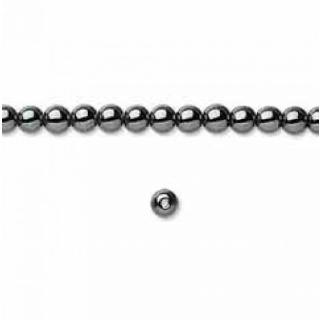 4mm Hemalyke Round Beads - Strand