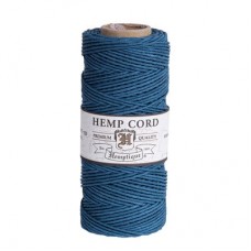 1mm (20lb) Hemptique Hemp Cord - Aquamarine - 205ft Roll (62.5m)