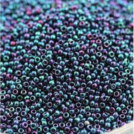 8/0 Toho Japanese Seed Beads - Higher Metallic Dragonfly - 8-9gm