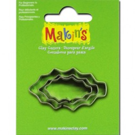 Makins Clay Cutters - Holly Leaf - Set of 3