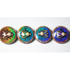 9x19mm Honey Bee Thermo-sensitive Colour Changing Polymer Mirage Beads - Each