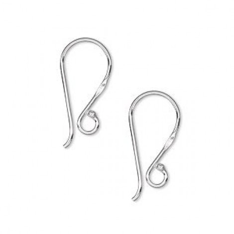 19mm 20ga Hill Tribes Silver Plated Brass Earwires