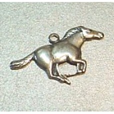 22x12mm Sterling Plated Horse Charm - Left - Pack of 2