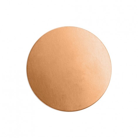 1.25" (32mm) 18ga ImpressArt Copper Circle Premium Stamping Blanks - Each