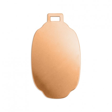 2-1/8" (54x28mm) ImpressArt 24ga Copper Luggage Tag - Pack of 2 2-1/8" (54x28mm) ImpressArt 24ga Copper Luggage Tag - Pack of 2