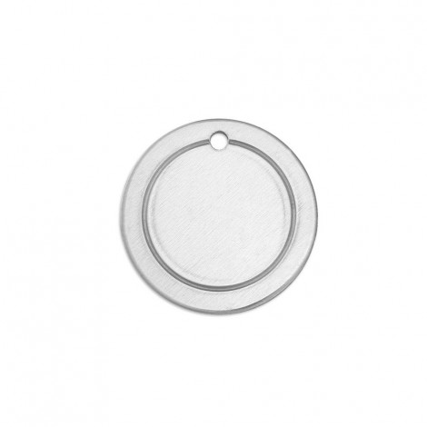 3/4" (19mm) ImpressArt Alkeme Border Circle Blanks - Pack of 4