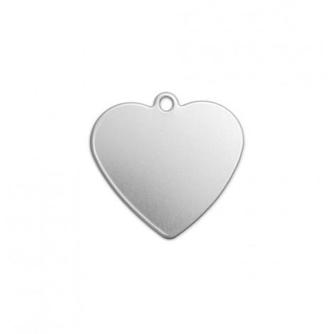 5/8" (16mm) ImpressArt Alkeme Soft Strike Heart Blank w/Ring - Pack of 4 5/8" (16mm) ImpressArt Alkeme Soft Strike Heart Blank w/Ring - Pack of 4