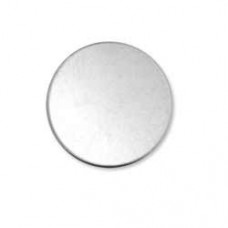 7/8" (22mm) ImpressArt Nickel Silver Blank Circle Disc