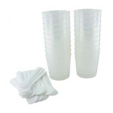Ice Resin Mixing Cups + Stir Sticks - Pack of 20